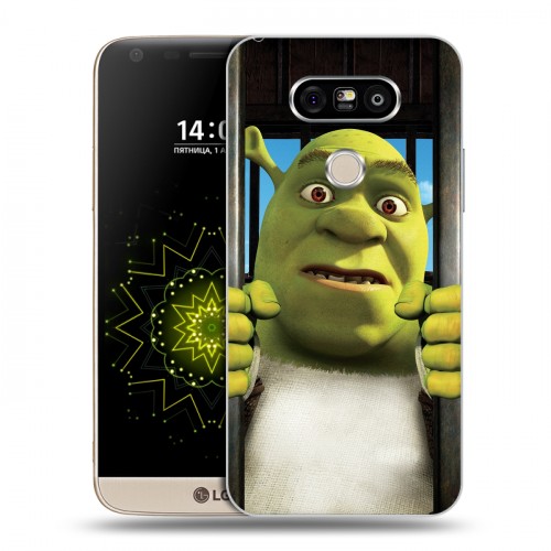 Дизайнерский пластиковый чехол для LG G5 Шрек