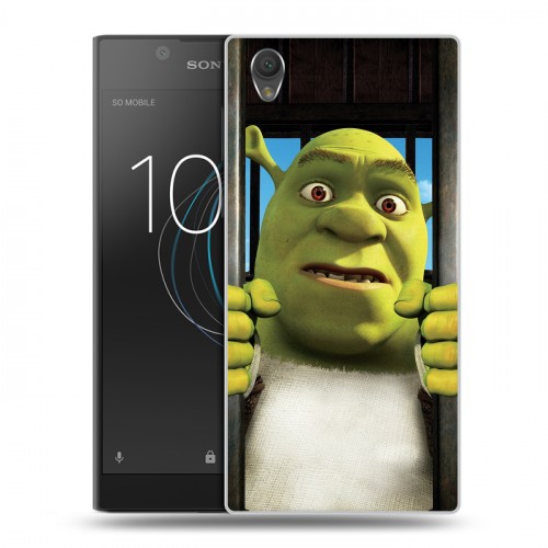 Дизайнерский пластиковый чехол для Sony Xperia L1 Шрек