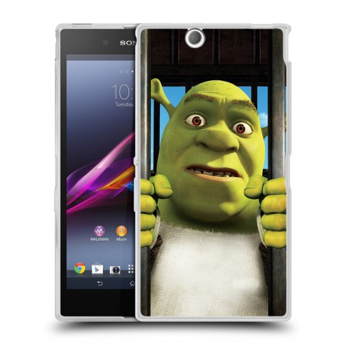 Дизайнерский пластиковый чехол для Sony Xperia Z Ultra  Шрек