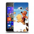 Дизайнерский пластиковый чехол для Microsoft Lumia 540 Шрек