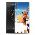 Дизайнерский пластиковый чехол для Sony Xperia XZs Шрек