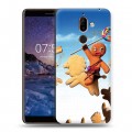 Дизайнерский пластиковый чехол для Nokia 7 Plus Шрек