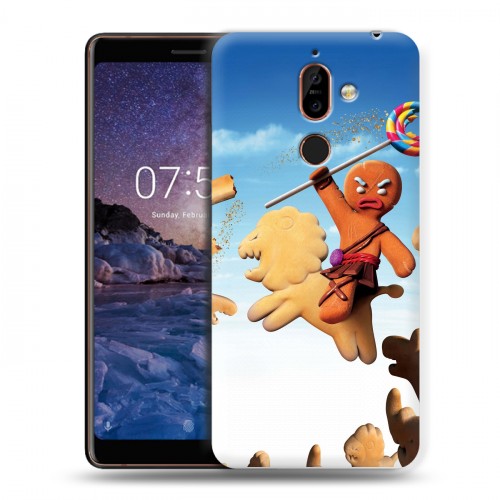 Дизайнерский пластиковый чехол для Nokia 7 Plus Шрек