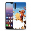 Дизайнерский силиконовый с усиленными углами чехол для Huawei P20 Pro Шрек