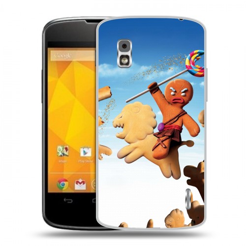 Дизайнерский пластиковый чехол для LG Google Nexus 4 Шрек