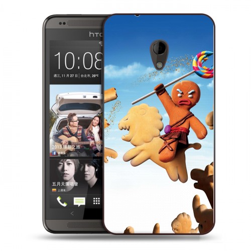 Дизайнерский пластиковый чехол для HTC Desire 700 Шрек