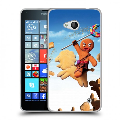 Дизайнерский пластиковый чехол для Microsoft Lumia 640 Шрек