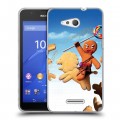 Дизайнерский пластиковый чехол для Sony Xperia E4g Шрек