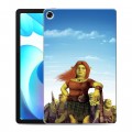 Дизайнерский силиконовый чехол для Realme Pad Шрек