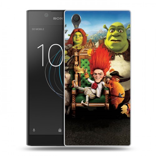 Дизайнерский пластиковый чехол для Sony Xperia L1 Шрек