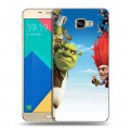 Дизайнерский силиконовый чехол для Samsung Galaxy A9 Шрек