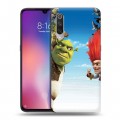 Дизайнерский силиконовый с усиленными углами чехол для Xiaomi Mi9 Шрек