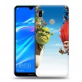 Дизайнерский пластиковый чехол для Huawei Y6 (2019) Шрек