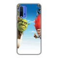 Дизайнерский силиконовый чехол для Xiaomi RedMi 9T Шрек