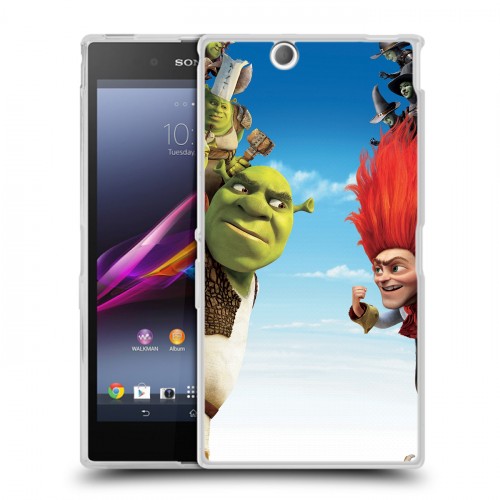 Дизайнерский пластиковый чехол для Sony Xperia Z Ultra  Шрек