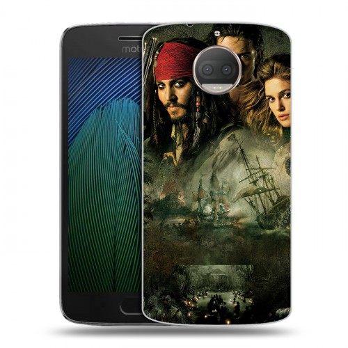 Дизайнерский пластиковый чехол для Motorola Moto G5s Plus 	 Пираты карибского моря