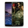 Дизайнерский пластиковый чехол для Nokia 7 Plus 	 Пираты карибского моря