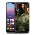 Дизайнерский силиконовый с усиленными углами чехол для Huawei P20 Pro 	 Пираты карибского моря