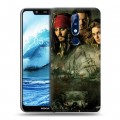 Дизайнерский силиконовый чехол для Nokia 5.1 Plus 	 Пираты карибского моря