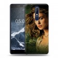 Дизайнерский пластиковый чехол для Nokia 5.1 	 Пираты карибского моря