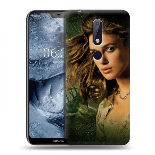 Дизайнерский пластиковый чехол для Nokia 6.1 Plus 	 Пираты карибского моря