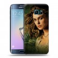Дизайнерский пластиковый чехол для Samsung Galaxy S6 Edge 	 Пираты карибского моря