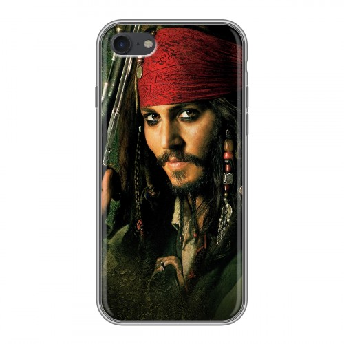 Дизайнерский силиконовый чехол для Iphone 7 	 Пираты карибского моря
