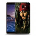 Дизайнерский пластиковый чехол для Nokia 7 Plus 	 Пираты карибского моря