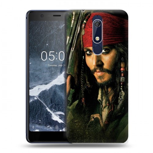 Дизайнерский пластиковый чехол для Nokia 5.1 	 Пираты карибского моря