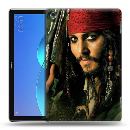 Дизайнерский силиконовый чехол для Huawei MediaPad M5 Lite 	 Пираты карибского моря