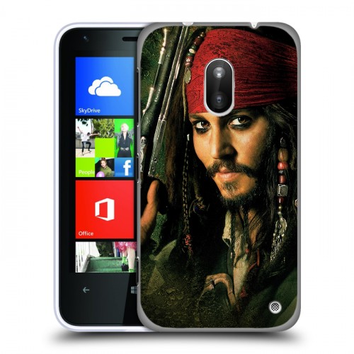 Дизайнерский пластиковый чехол для Nokia Lumia 620 	 Пираты карибского моря