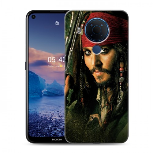Дизайнерский силиконовый чехол для Nokia 5.4 	 Пираты карибского моря