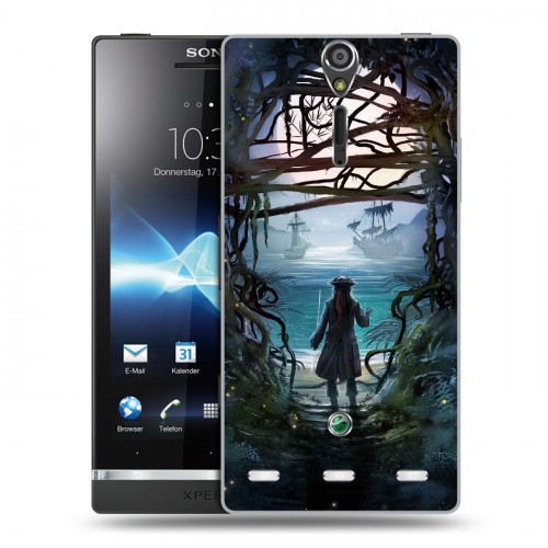 Дизайнерский пластиковый чехол для Sony Xperia S 	 Пираты карибского моря