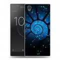 Дизайнерский пластиковый чехол для Sony Xperia L1 Абстракции Спираль