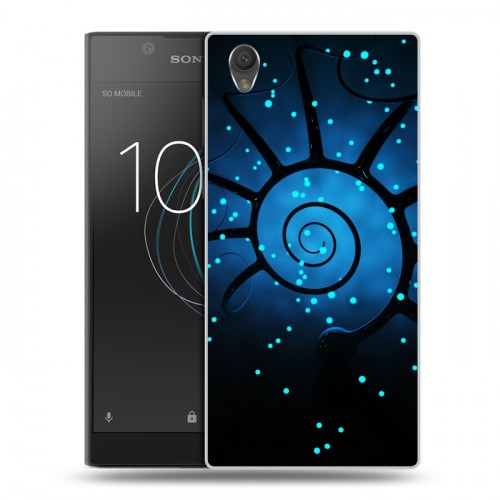 Дизайнерский пластиковый чехол для Sony Xperia L1 Абстракции Спираль