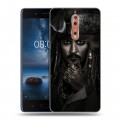 Дизайнерский пластиковый чехол для Nokia 8 	 Пираты карибского моря