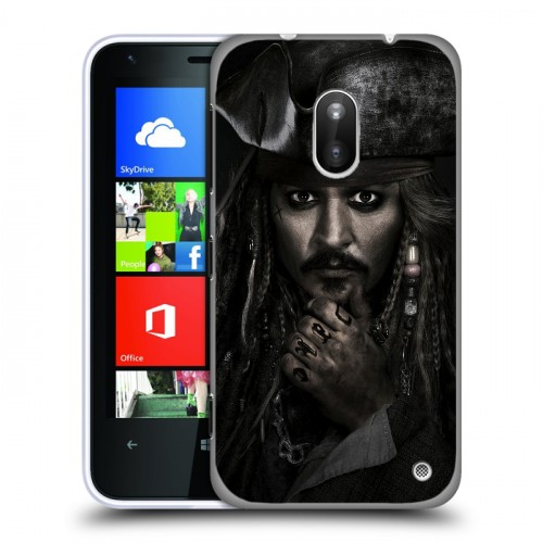 Дизайнерский пластиковый чехол для Nokia Lumia 620 	 Пираты карибского моря