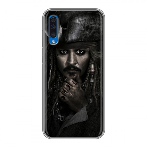 Дизайнерский силиконовый с усиленными углами чехол для Samsung Galaxy A50 	 Пираты карибского моря