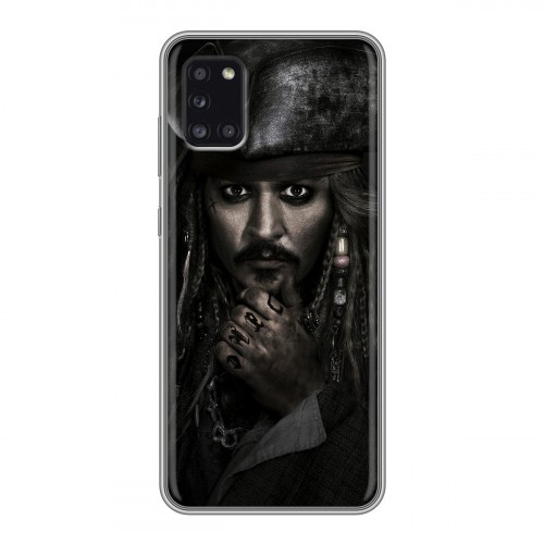Дизайнерский силиконовый чехол для Samsung Galaxy A31 	 Пираты карибского моря