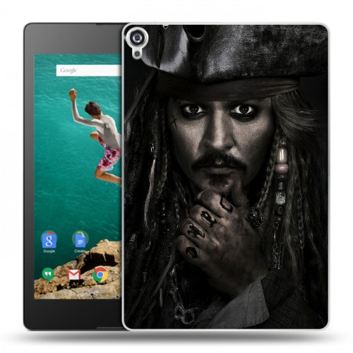 Дизайнерский пластиковый чехол для Google Nexus 9 	 Пираты карибского моря