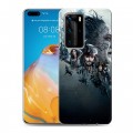 Дизайнерский пластиковый чехол для Huawei P40 Pro 	 Пираты карибского моря