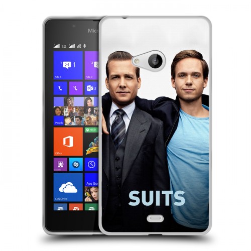 Дизайнерский пластиковый чехол для Microsoft Lumia 540 Форс - мажоры