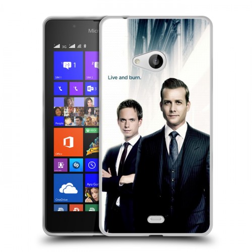 Дизайнерский пластиковый чехол для Microsoft Lumia 540 Форс - мажоры