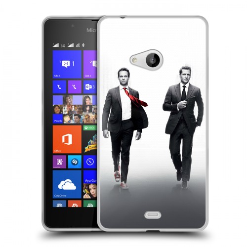 Дизайнерский пластиковый чехол для Microsoft Lumia 540 Форс - мажоры