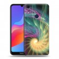 Дизайнерский пластиковый чехол для Huawei Honor 8A Абстракции Спираль