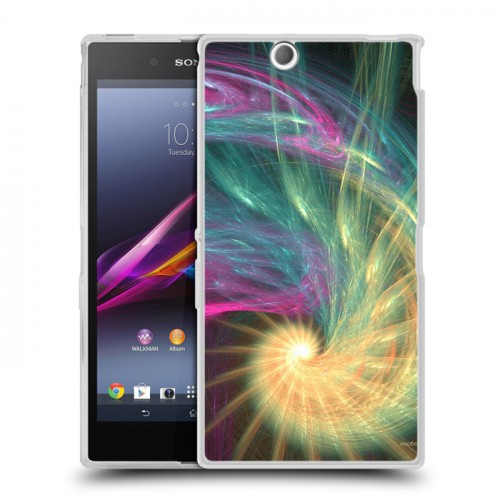 Дизайнерский пластиковый чехол для Sony Xperia Z Ultra  Абстракции Спираль