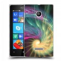 Дизайнерский пластиковый чехол для Microsoft Lumia 435 Абстракции Спираль