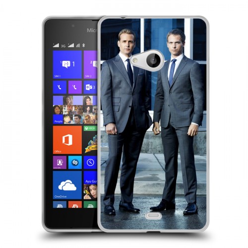 Дизайнерский пластиковый чехол для Microsoft Lumia 540 Форс - мажоры