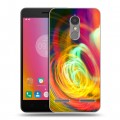 Дизайнерский силиконовый чехол для Lenovo K6 Абстракции Спираль