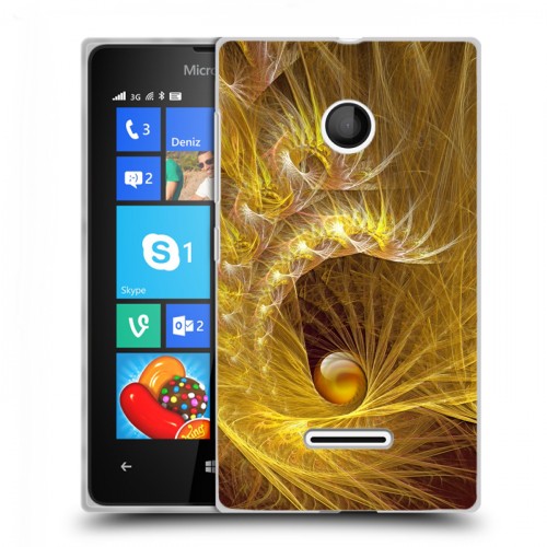 Дизайнерский пластиковый чехол для Microsoft Lumia 435 Абстракции Спираль